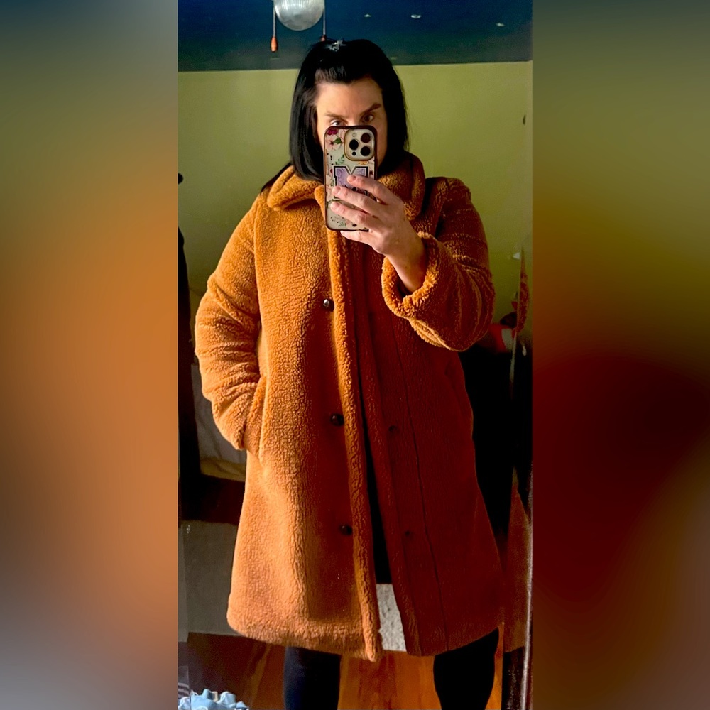 Gap size M long beautiful Teddy Coat !